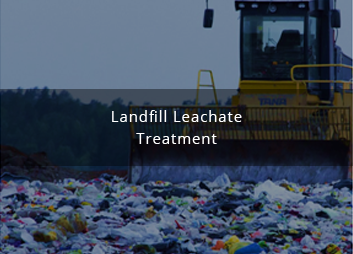 MBR for treating landfill leachate